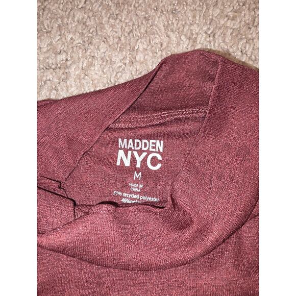 EUC Madden NYC Maroon Skirt And Sleeveless Top Set Sz M - Picture 3 of 6